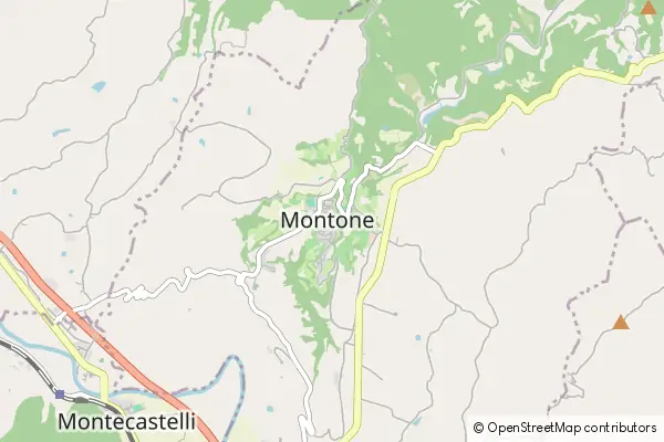 Karte Montone