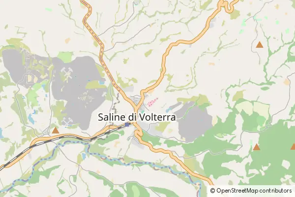 Karte Saline di Volterra