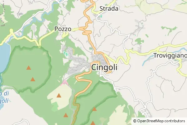 Karte Cingoli