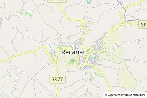 Karte Recanati