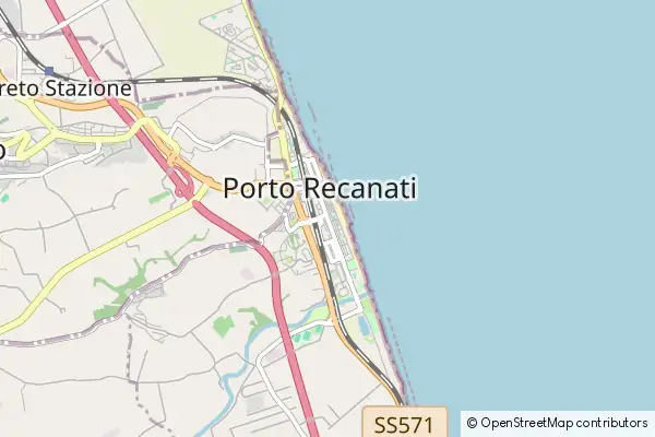 Karte Porto Recanati