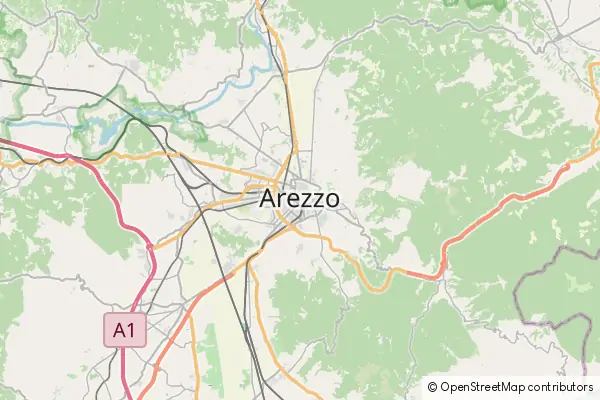 Karte Arezzo