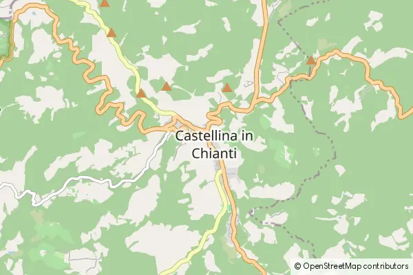 Karte Castellina in Chianti