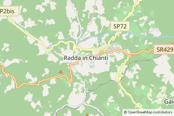 Karte Radda in Chianti