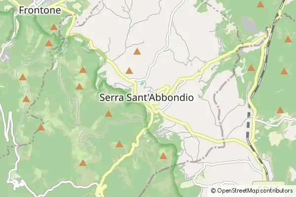 Karte Serra Sant'Abbondio