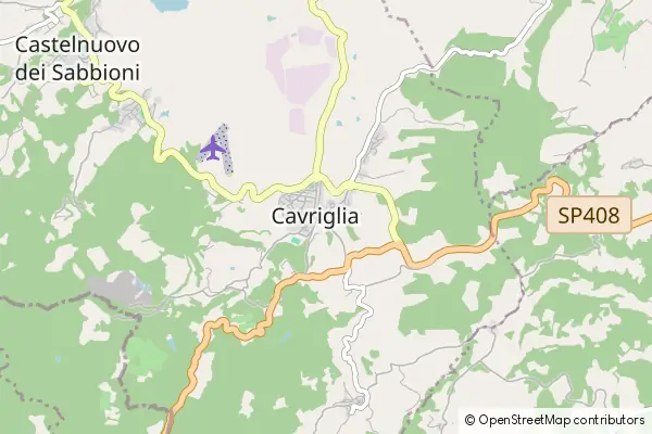 Karte Cavriglia