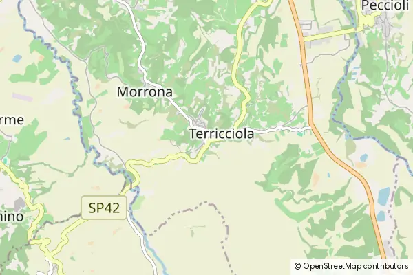 Karte Terricciola