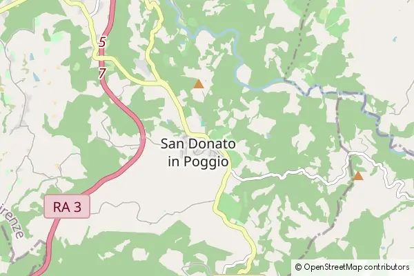 Karte San Donato in Poggio