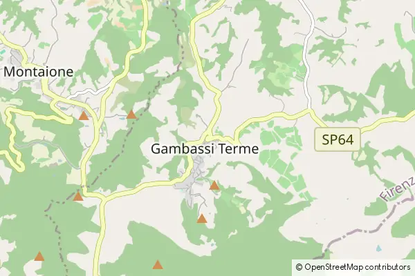 Karte Gambassi Terme