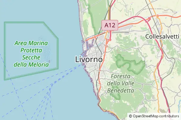 Karte Livorno