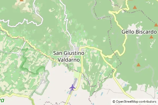 Karte San Giustino Valdarno