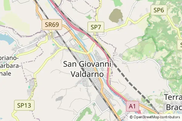 Karte San Giovanni Valdarno