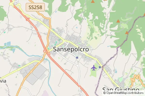 Karte Sansepolcro