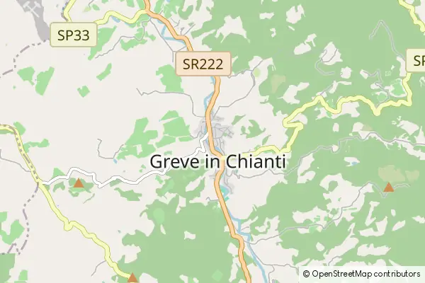 Karte Greve in Chianti