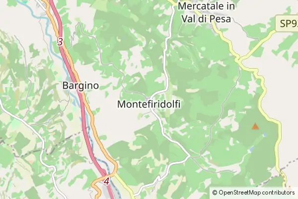 Karte Montefiridolfi