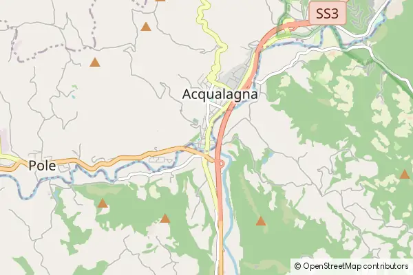 Karte Acqualagna