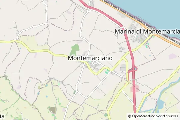 Karte Montemarciano