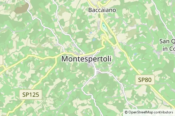 Karte Montespertoli