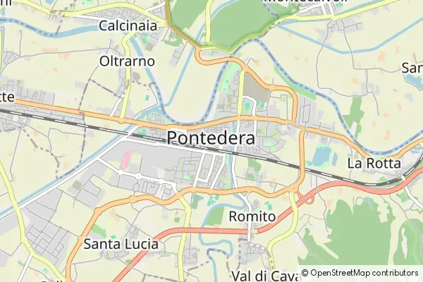 Karte Pontedera