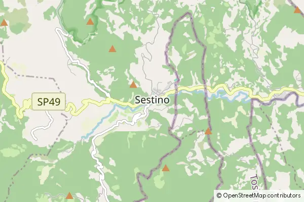 Karte Sestino