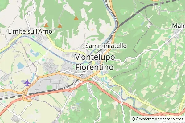 Karte Montelupo Fiorentino