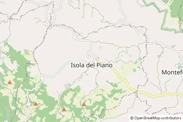 Karte Isola del Piano