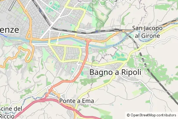 Karte Bagno a Ripoli