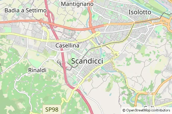 Karte Scandicci