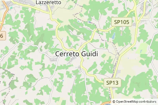 Karte Cerreto Guidi