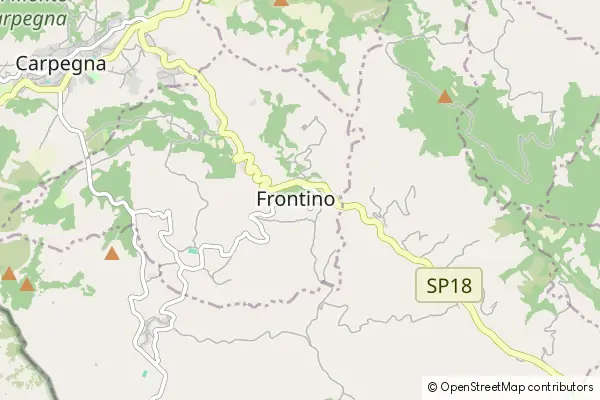 Karte Frontino