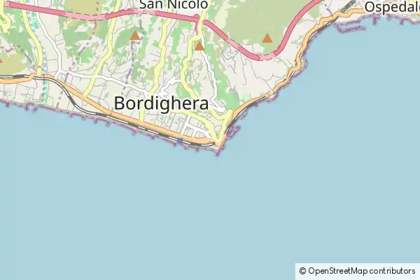 Karte Bordighera