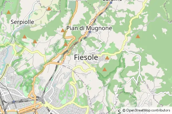 Karte Fiesole