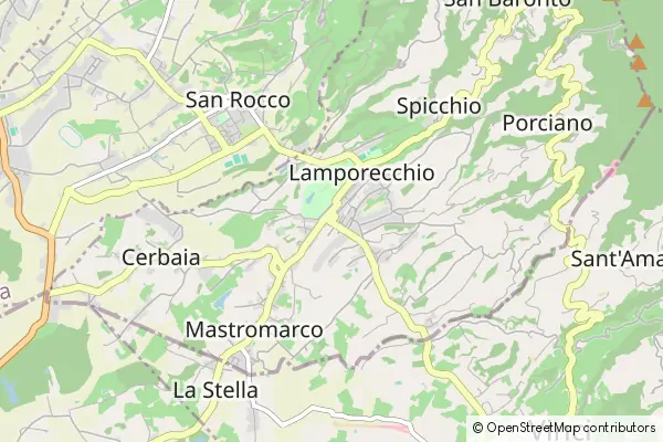 Karte Lamporecchio