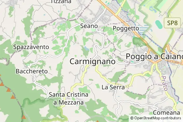 Karte Carmignano