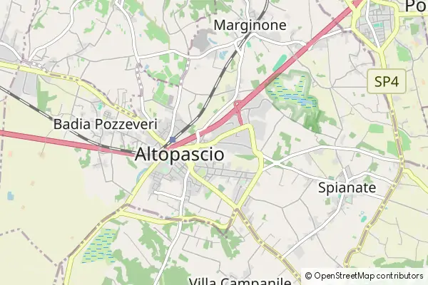 Karte Altopascio