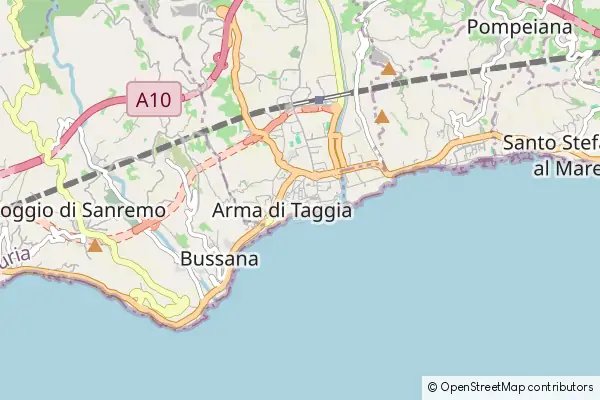 Karte Arma di Taggia