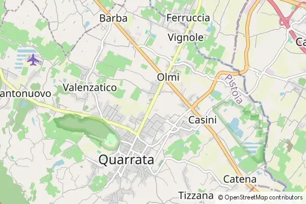 Karte Quarrata