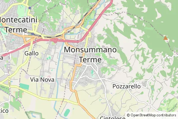 Karte Monsummano Terme