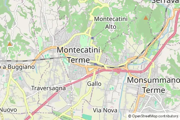 Karte Montecatini Terme