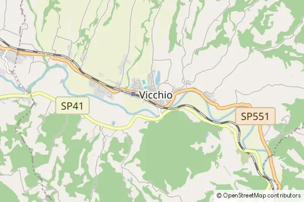 Karte Vicchio