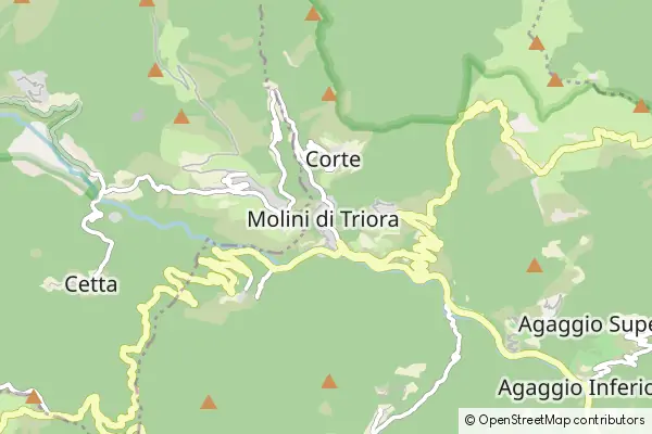 Karte Molini di Triora