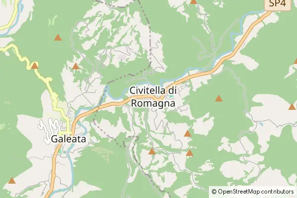 Karte Civitella di Romagna