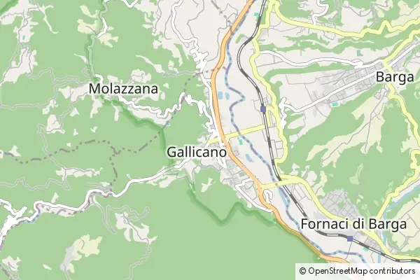 Karte Gallicano