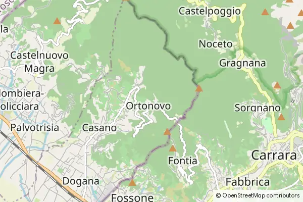 Karte Ortonovo