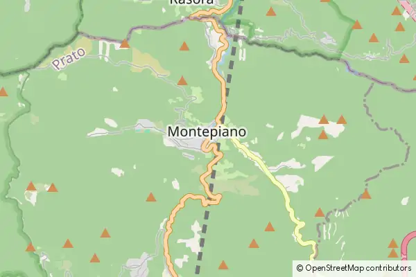 Karte Montepiano