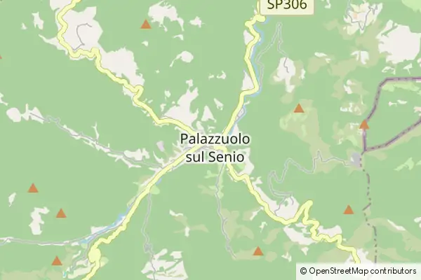 Karte Palazzuolo sul Senio