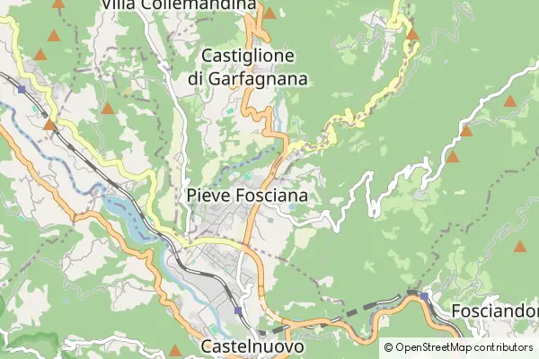 Karte Pieve Fosciana