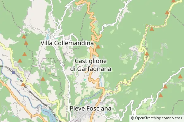 Karte Castiglione di Garfagnana