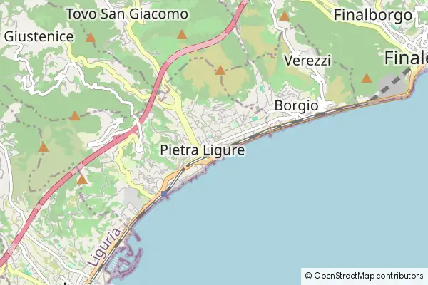 Karte Pietra Ligure