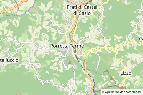 Karte Porretta Terme